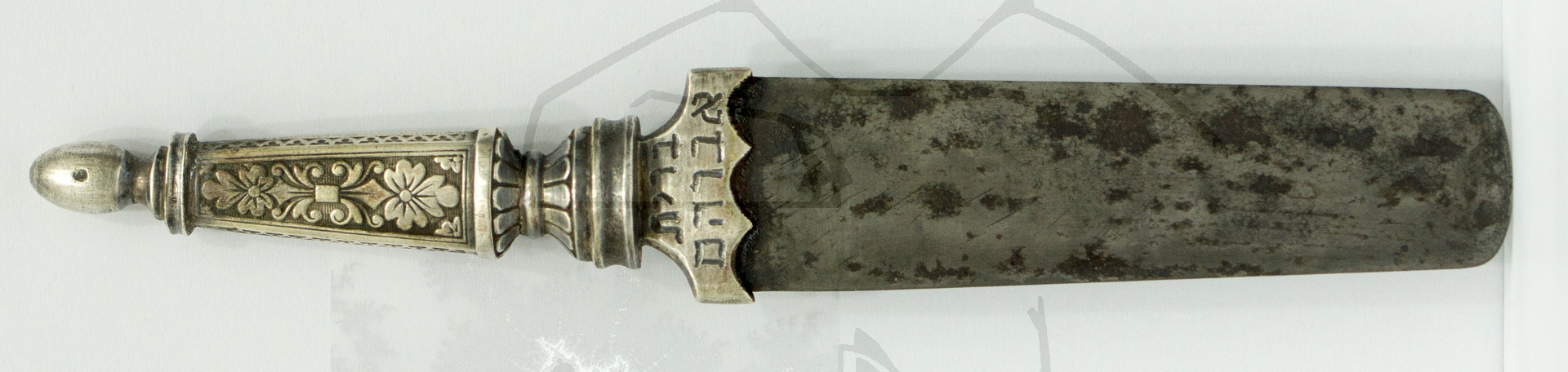 Beschneidermesser (Mohelmesser), Ansicht von vorne